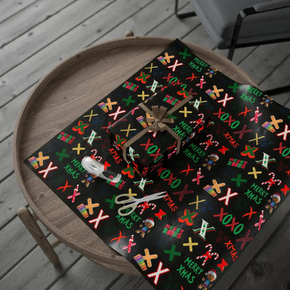 "X" Christmas Wrapping Paper – Alphabet Gift Swap Collection