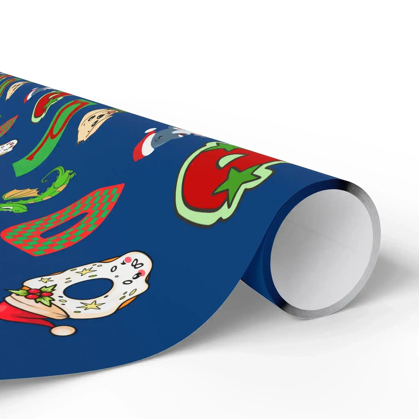 "D" Christmas Wrapping Paper – Alphabet Gift Swap Collection