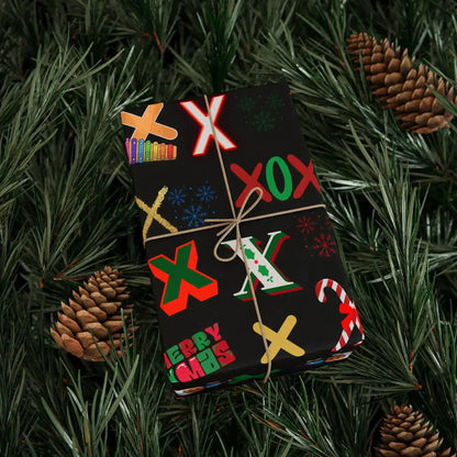 "X" Christmas Wrapping Paper – Alphabet Gift Swap Collection
