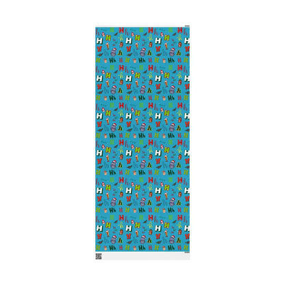 "H" Christmas Wrapping Paper – Alphabet Gift Swap Collection