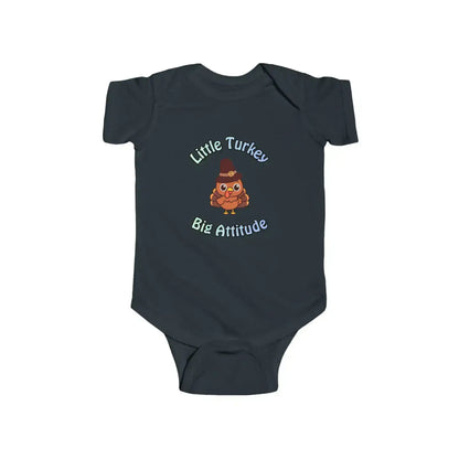 Little Turkey Big Attitude Baby Onesie
