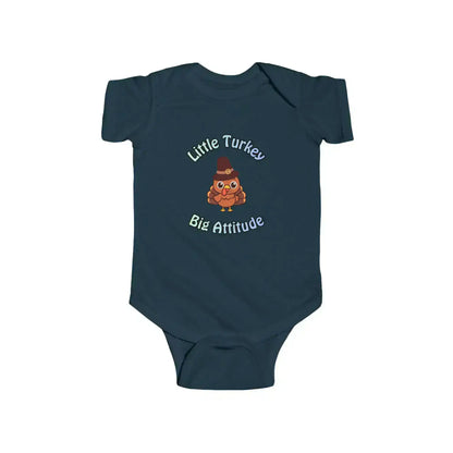 Little Turkey Big Attitude Baby Onesie