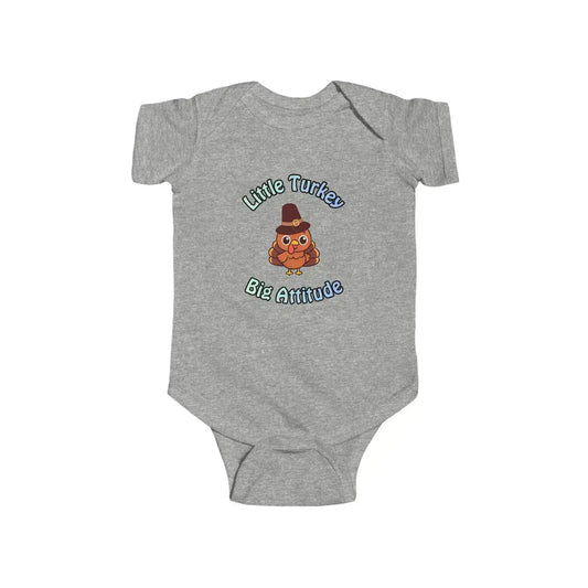 Little Turkey Big Attitude Baby Onesie