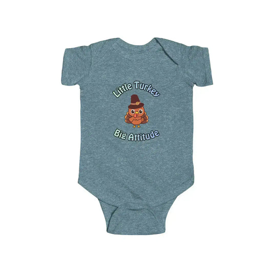 Little Turkey Big Attitude Baby Onesie