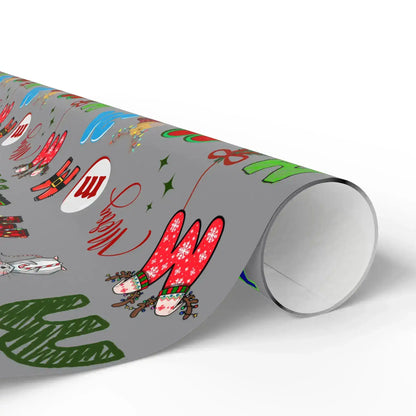 "M" Christmas Wrapping Paper – Alphabet Gift Swap Collection