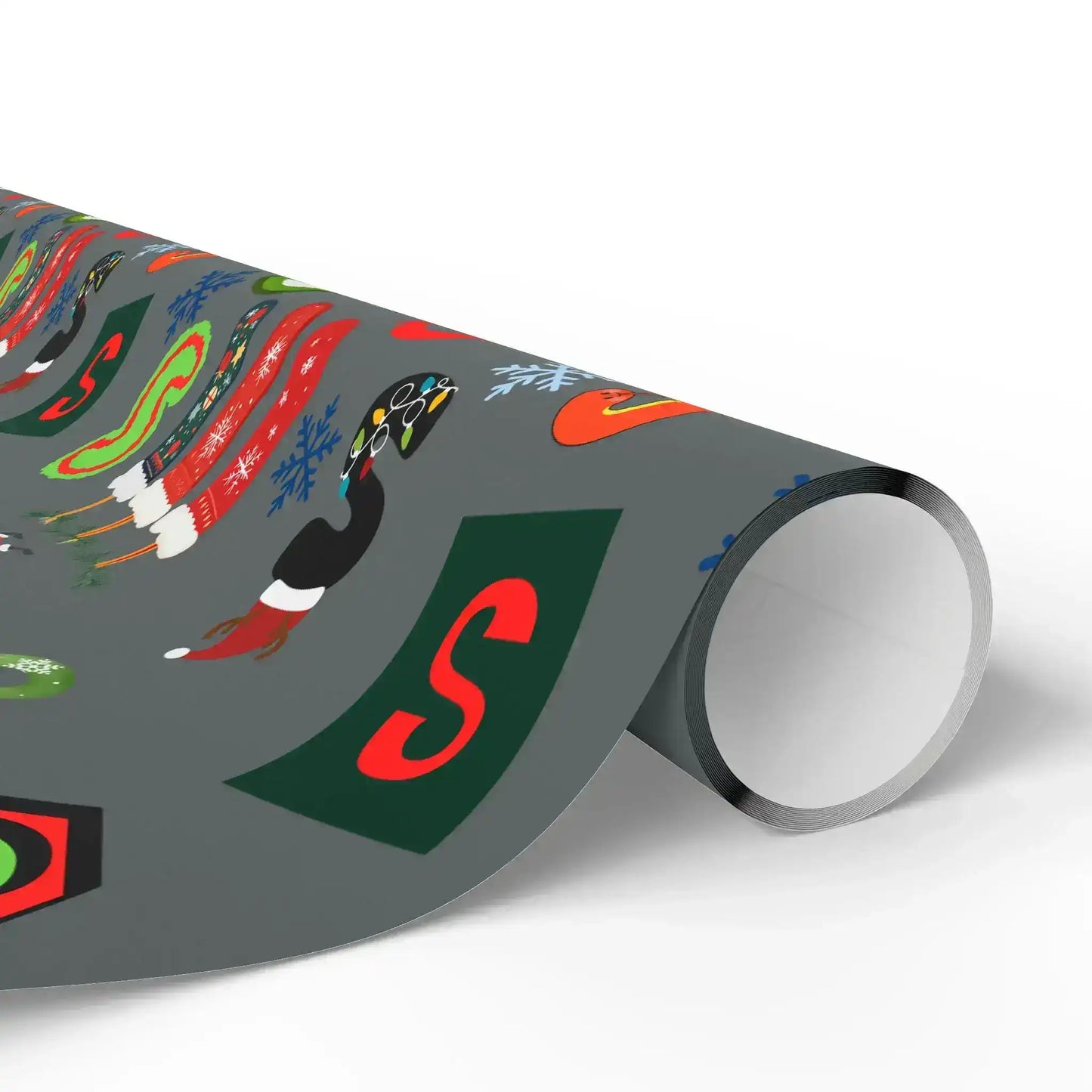 "S" Christmas Wrapping Paper – Alphabet Gift Swap Collection