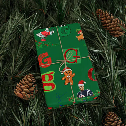 "G" Christmas Wrapping Paper – Alphabet Gift Swap Collection