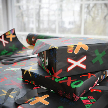 "X" Christmas Wrapping Paper – Alphabet Gift Swap Collection
