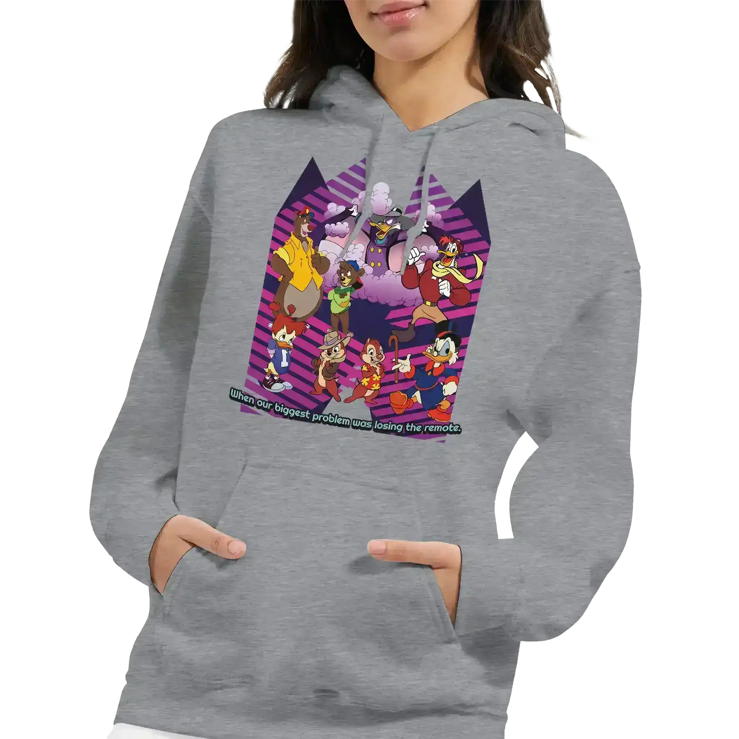 When Our Biggest Problem Was Losing The Remote Pullover Hoodie - Cady Creations