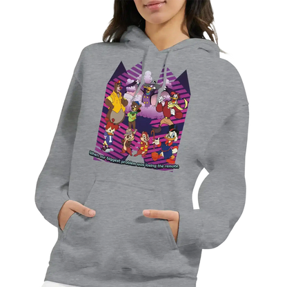 When Our Biggest Problem Was Losing The Remote Pullover Hoodie - Cady Creations
