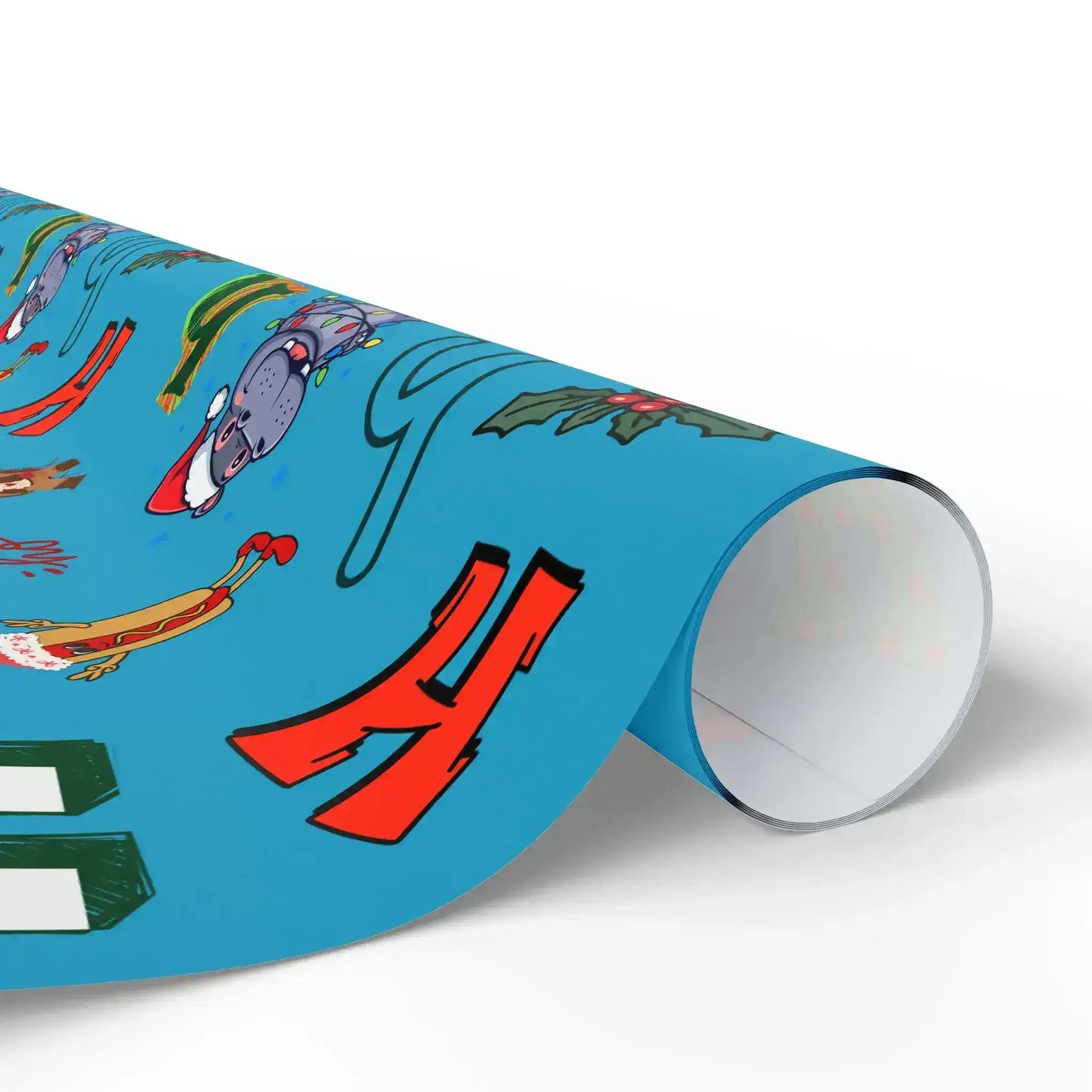 "H" Christmas Wrapping Paper – Alphabet Gift Swap Collection