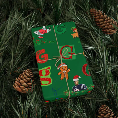 "G" Christmas Wrapping Paper – Alphabet Gift Swap Collection