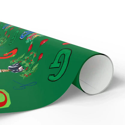 "G" Christmas Wrapping Paper – Alphabet Gift Swap Collection