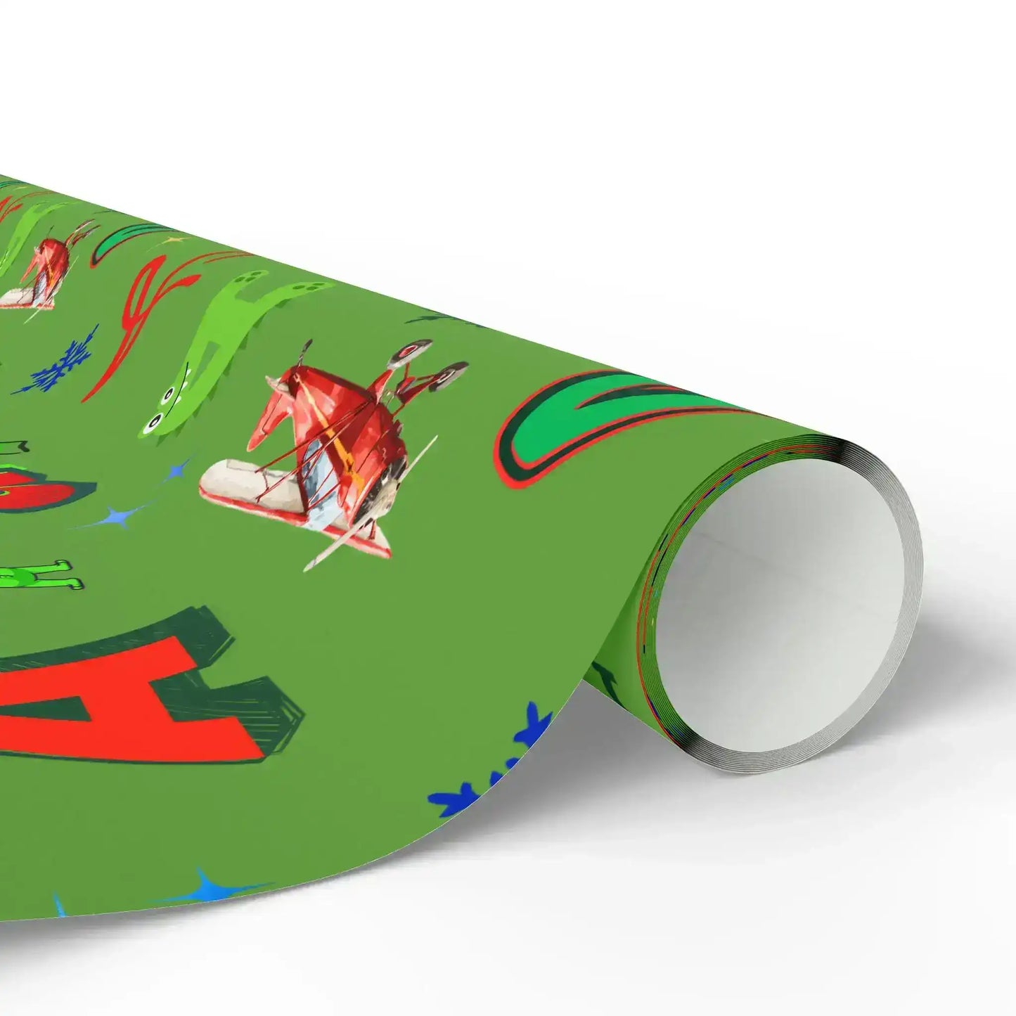"A" Christmas Wrapping Paper – Alphabet Gift Swap Collection