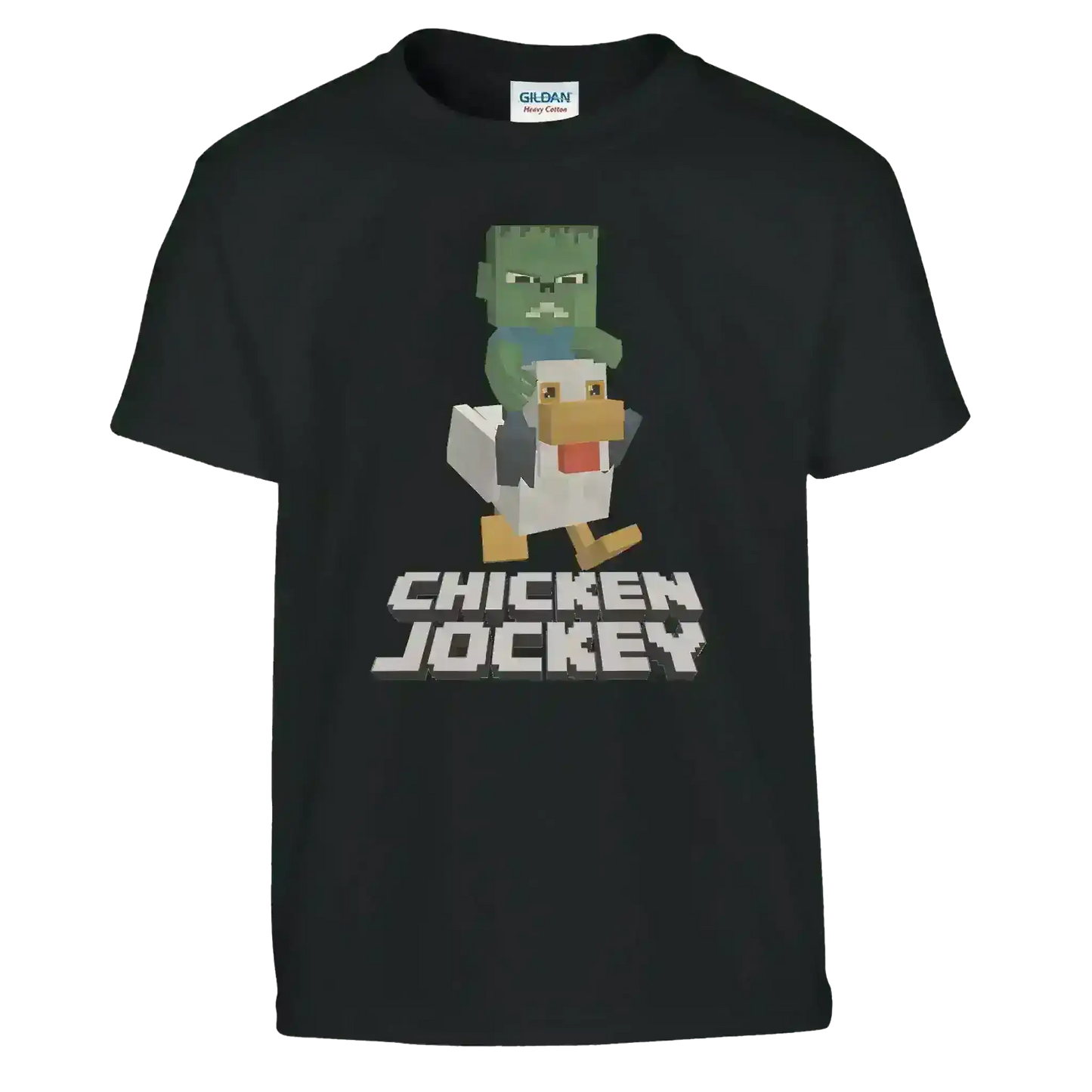 Chicken Jockey Minecraft Gaming Youth Tee - Cady Creations