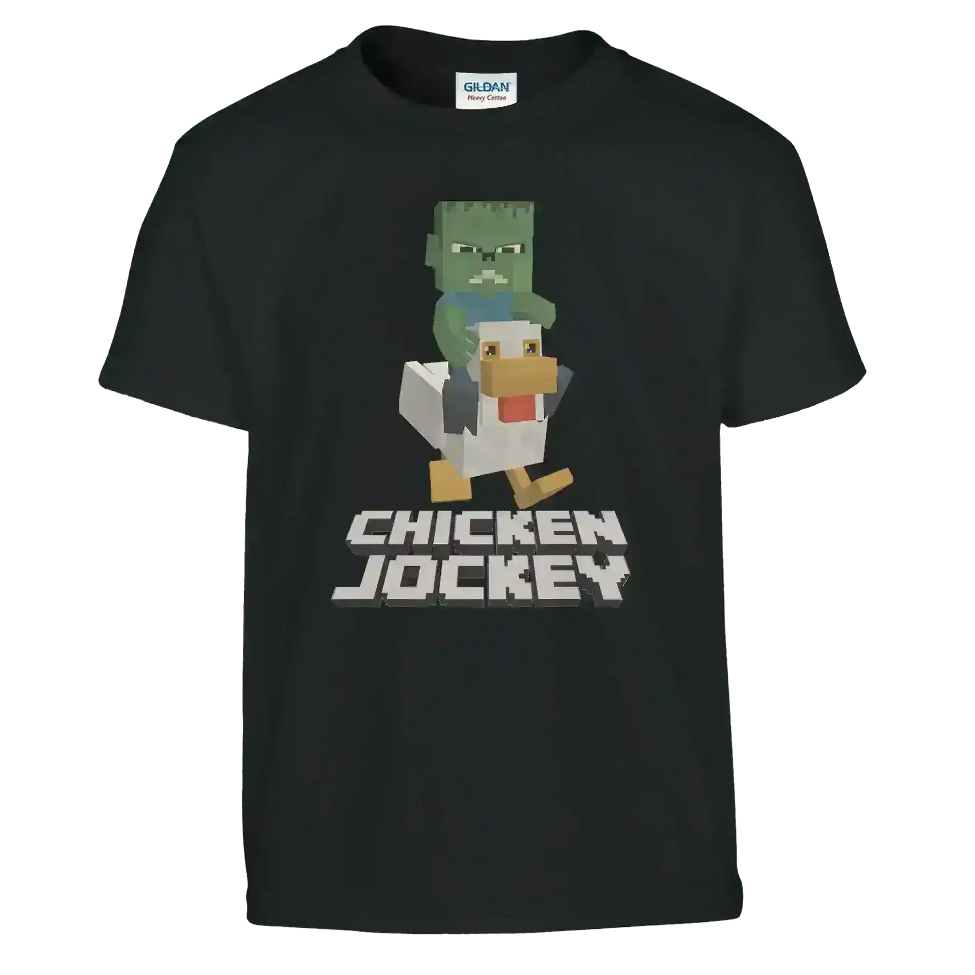 Chicken Jockey Minecraft Gaming Youth Tee - Cady Creations
