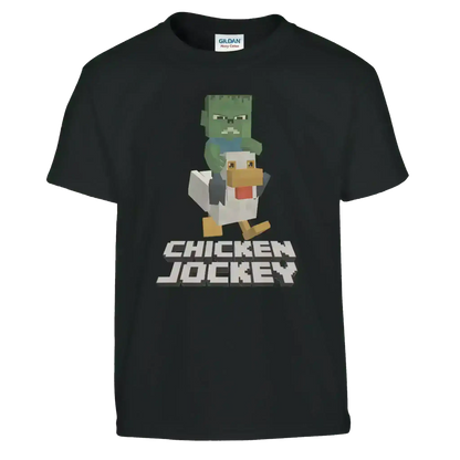 Chicken Jockey Minecraft Gaming Youth Tee - Cady Creations