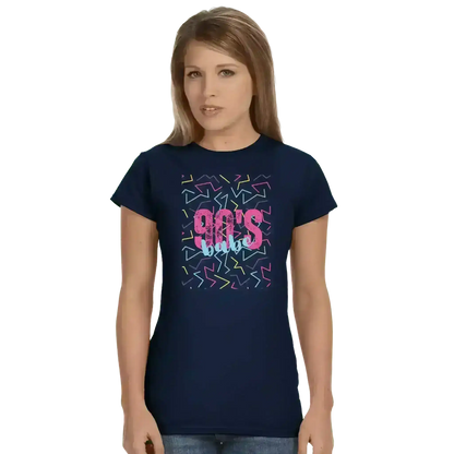 90's Babe - Fitted Tee - Cady Creations