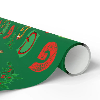 "G" Christmas Wrapping Paper – Alphabet Gift Swap Collection