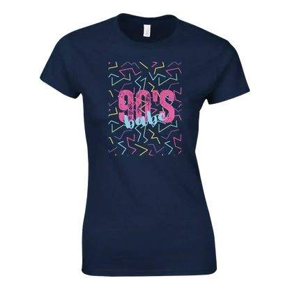 90's Babe Retro Vibes Fitted Graphic Tee - Cady Creations