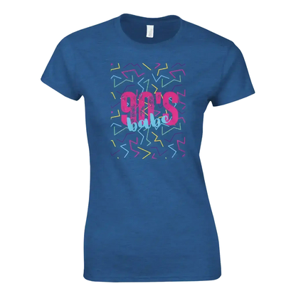 90's Babe Retro Vibes Fitted Graphic Tee - Cady Creations