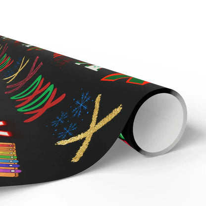 "X" Christmas Wrapping Paper – Alphabet Gift Swap Collection