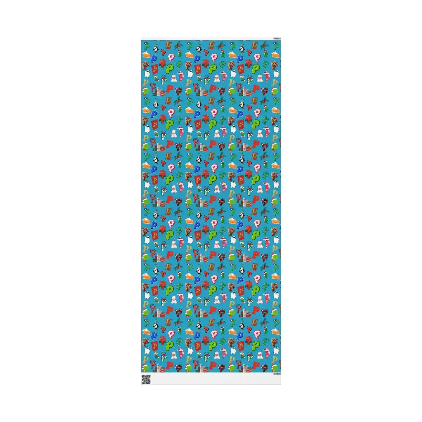 "P" Christmas Wrapping Paper – Alphabet Gift Swap Collection