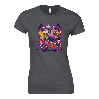 When Our Biggest Problem Was Losing The Remote Fitted Tee - Cady Creations