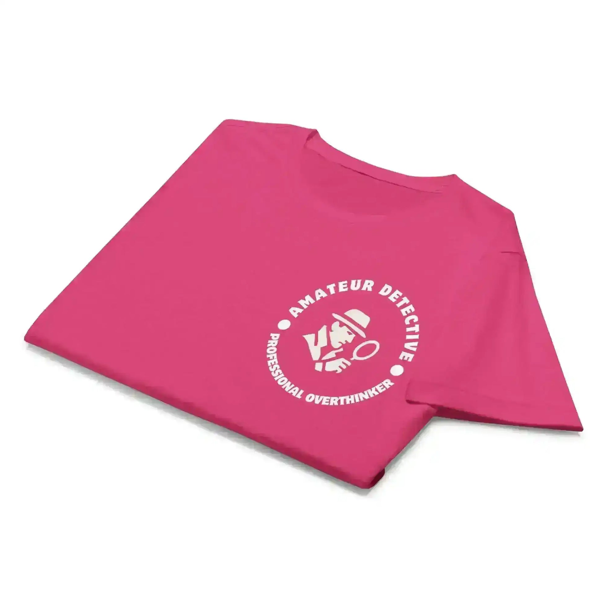 Amateur Detective Professional Overthinker True Crime Fitted Tee - Cady Creations