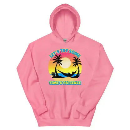 Let's Try Some Time & Patience Blue Vacation Andrew McMahon in the Wilderness Inspired Pullover Hoodie - Cady Creations