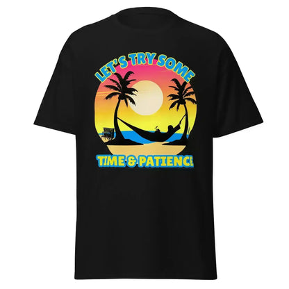 Let's Try Some Time & Patience Blue Vacation Andrew McMahon in the Wilderness Inspired Unisex Tee - Cady Creations