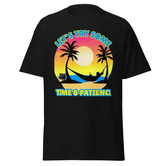 Let's Try Some Time & Patience Blue Vacation Andrew McMahon in the Wilderness Inspired Unisex Tee - Cady Creations