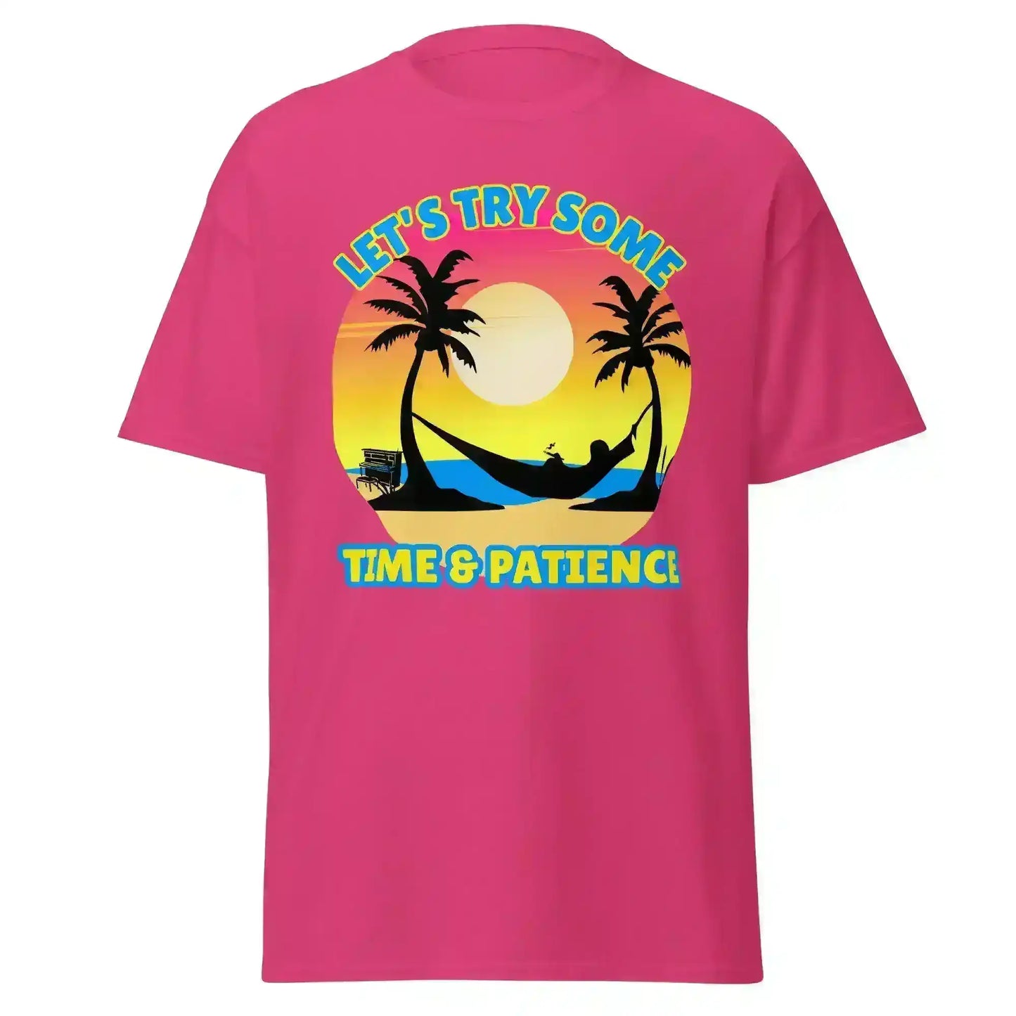 Let's Try Some Time & Patience Blue Vacation Andrew McMahon in the Wilderness Inspired Unisex Tee - Cady Creations