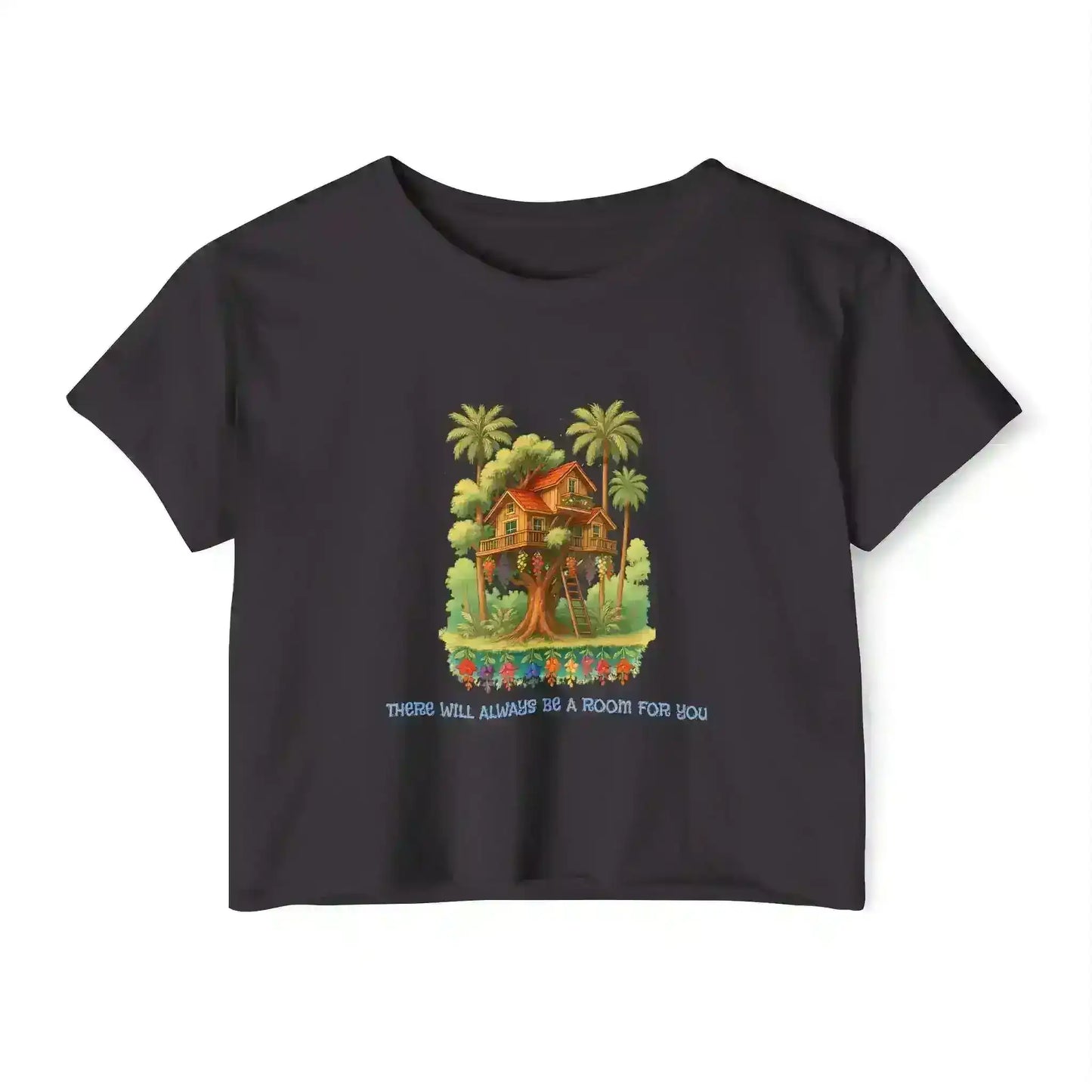"There Will Always Be A Room For You" - Andrew McMahon in the Wilderness House in the Trees Lyric Inspired Crop Top - Cady Creations