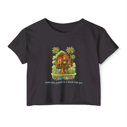 "There Will Always Be A Room For You" - Andrew McMahon in the Wilderness House in the Trees Lyric Inspired Crop Top - Cady Creations