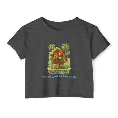 "There Will Always Be A Room For You" - Andrew McMahon in the Wilderness House in the Trees Lyric Inspired Crop Top - Cady Creations