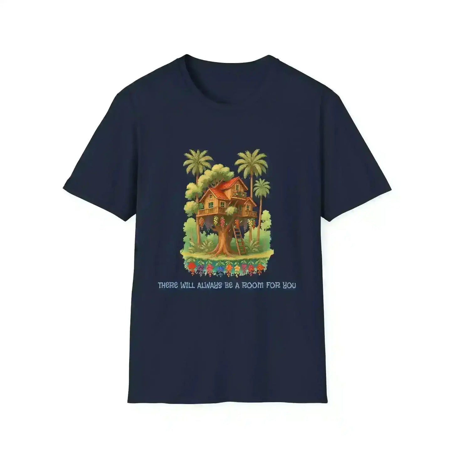 "There Will Always Be A Room For You" - Andrew McMahon in the Wilderness House in the Trees Lyric Inspired Fitted Tee - Cady Creations