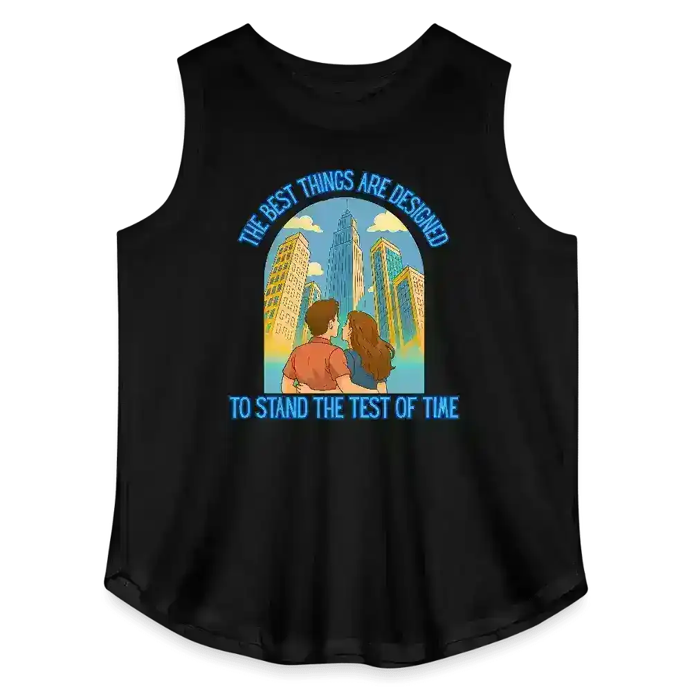 Andrew McMahon in the Wilderness Love And Great Buildings Inspired Women's Curvy Relaxed Tank Top - Cady Creations
