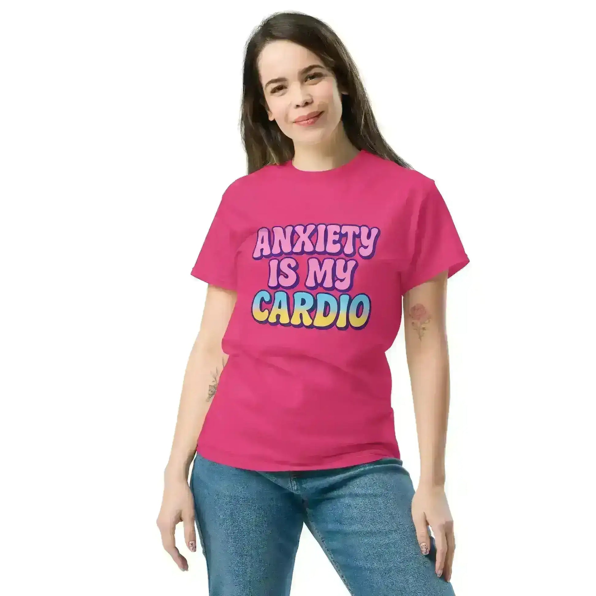 Anxiety Is My Cardio - Unisex Tee - Cady Creations