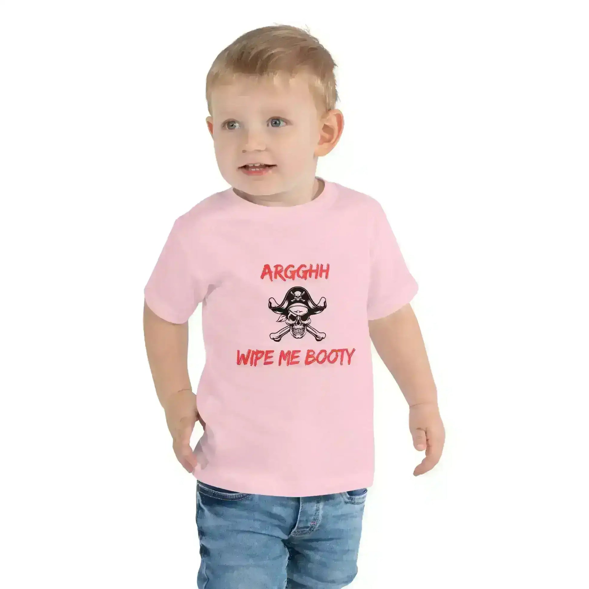 Arggh Wipe Me Booty - Toddler Tee - Cady Creations