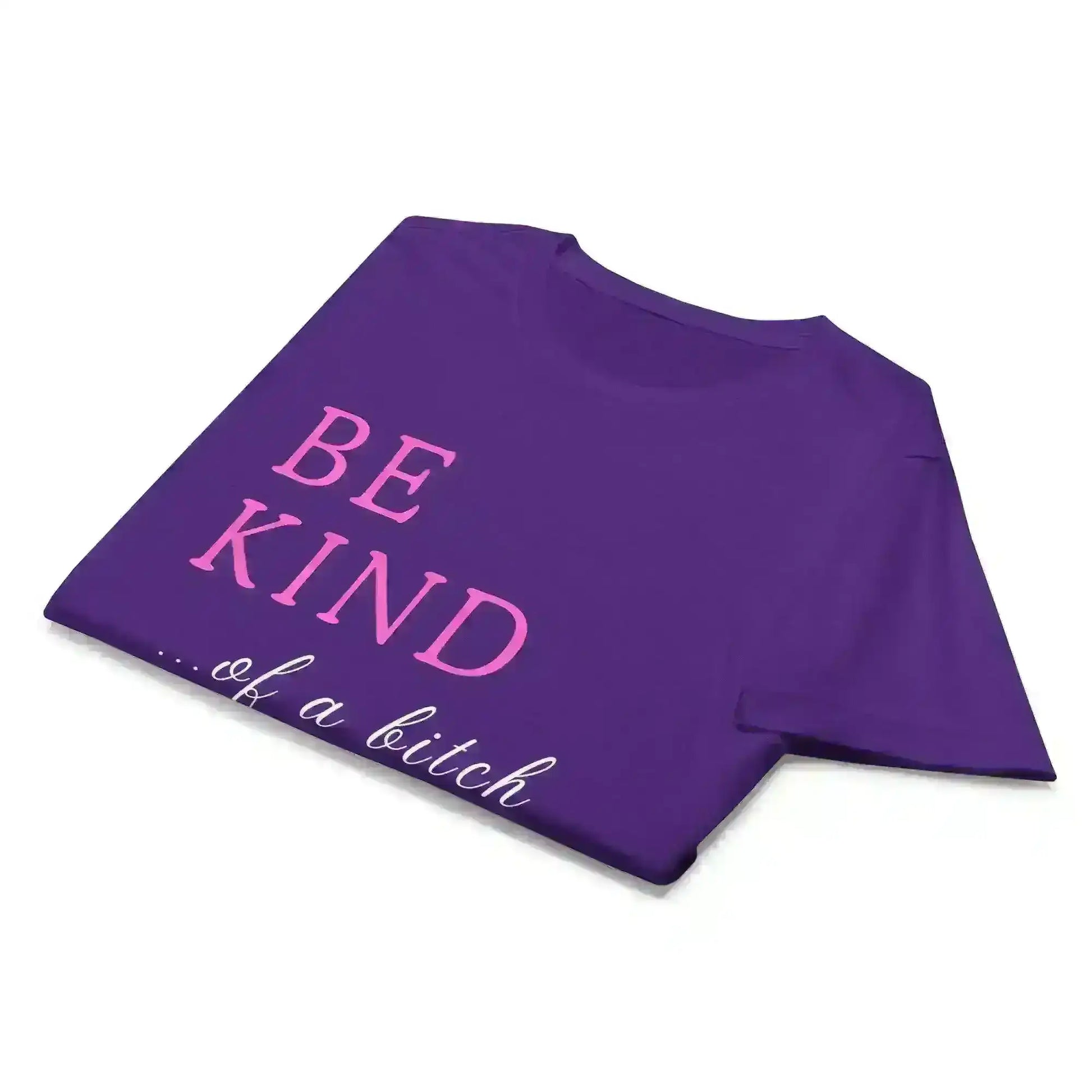 BE KIND of a bitch - Fitted Tee - Cady Creations