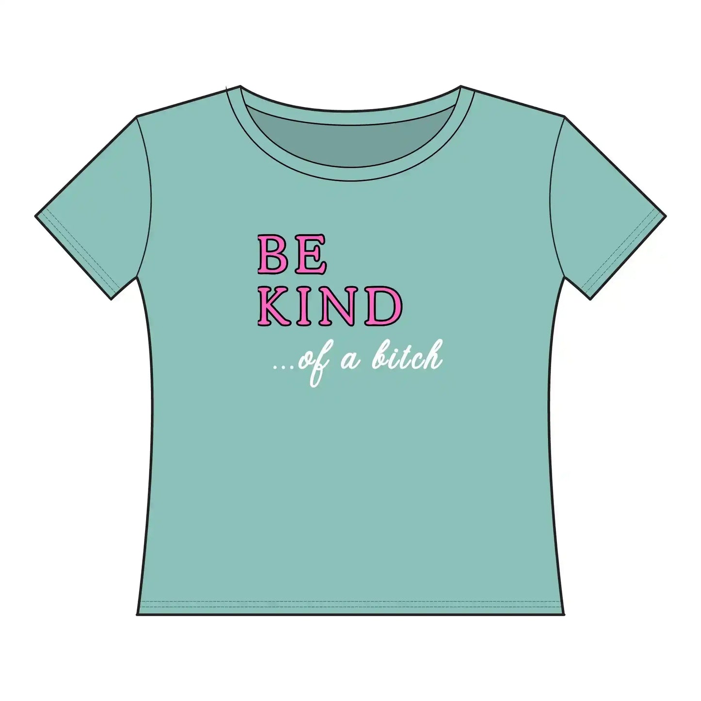  BE KIND of a bitch — Women's Curvy Tee - Cady Creations
