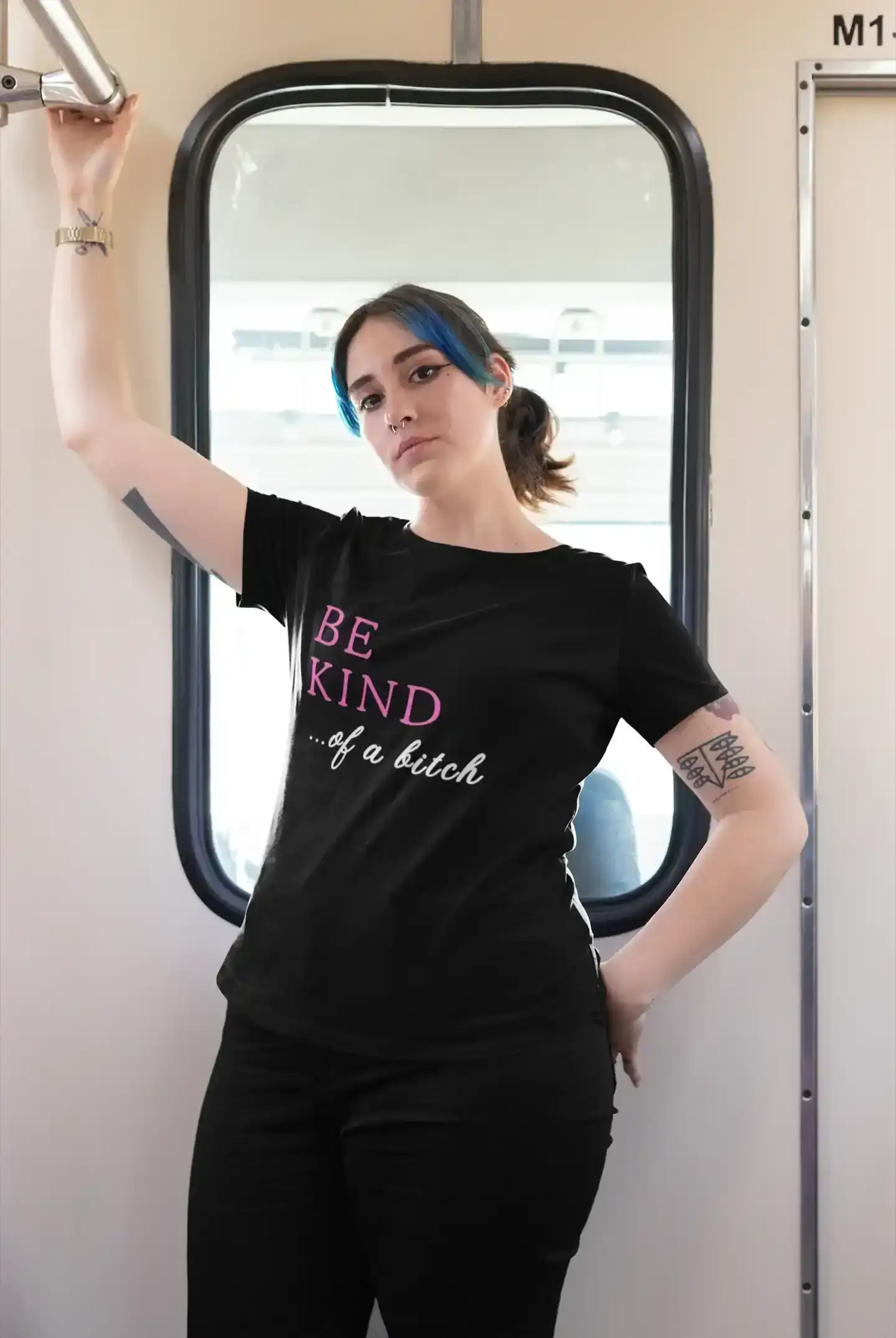  BE KIND of a bitch — Women's Curvy Tee - Cady Creations