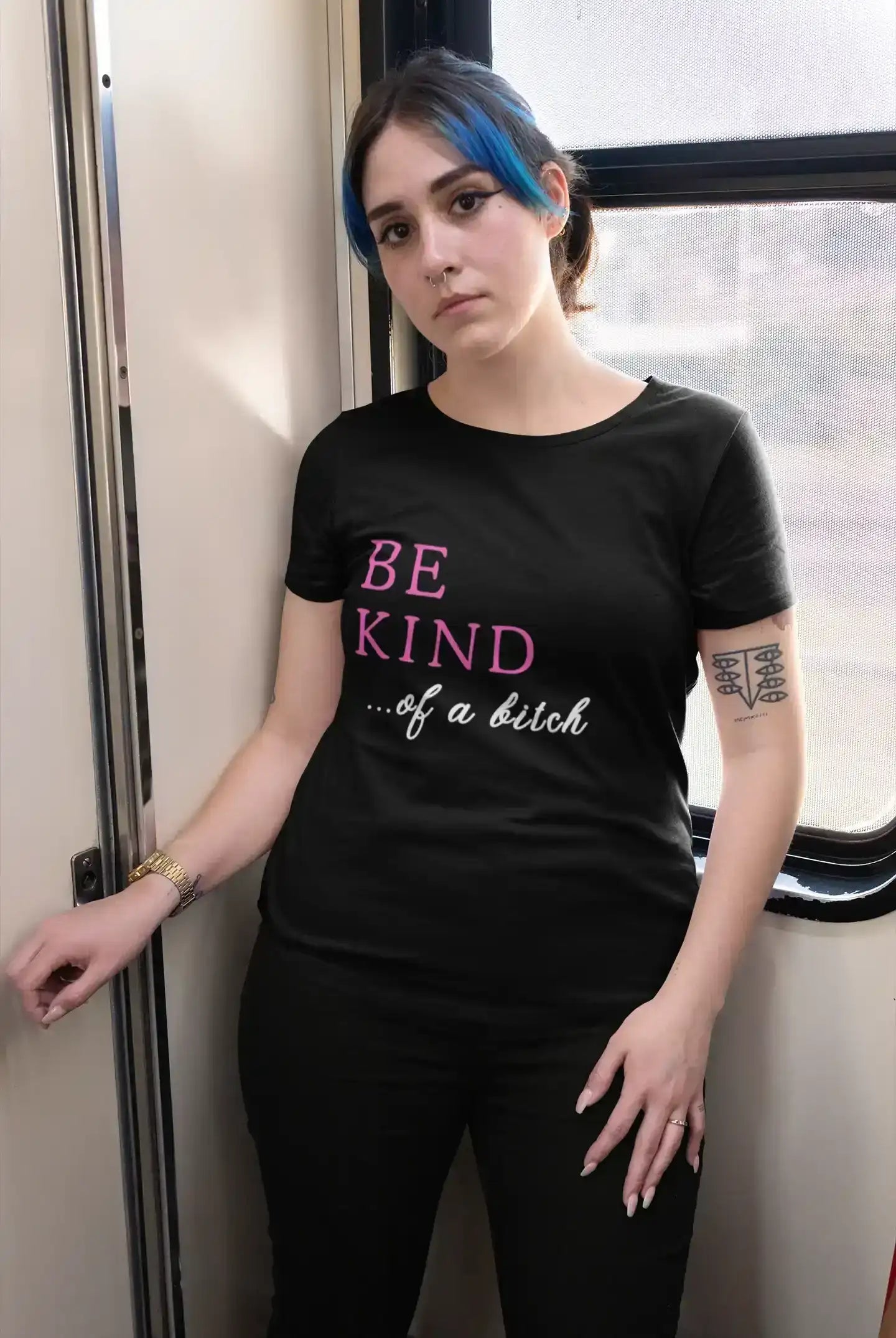  BE KIND of a bitch — Women's Curvy Tee - Cady Creations
