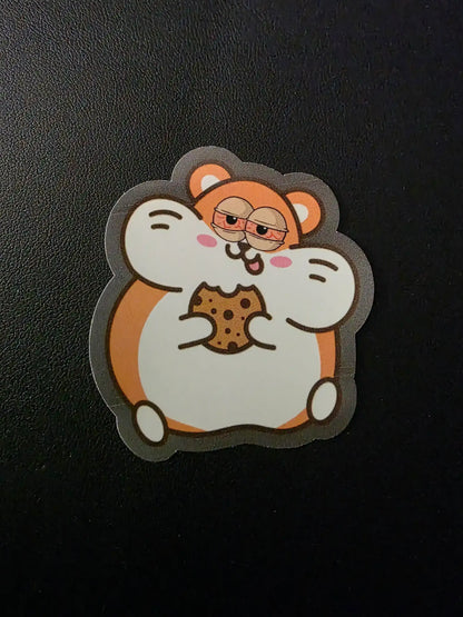  Baked Hamster - Premium Vinyl Sticker - Cady Creations
