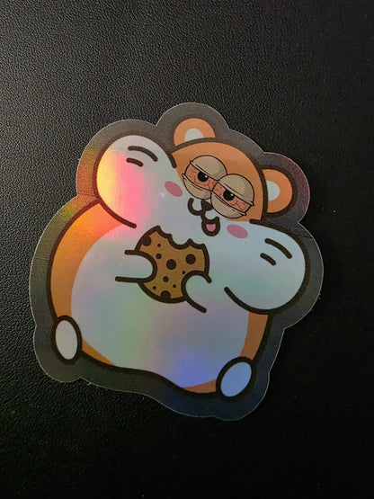  Baked Hamster - Premium Vinyl Sticker - Cady Creations