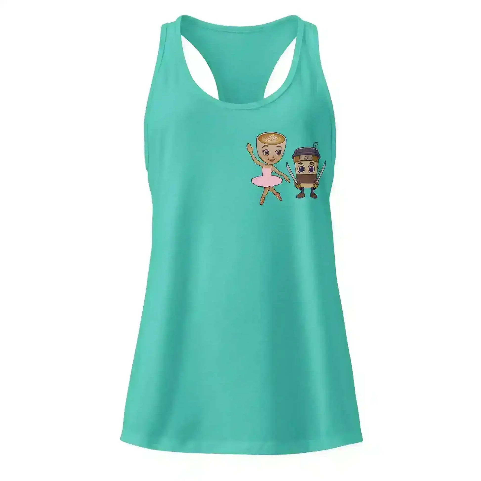 Ballerina Cappuccina Cappuccino Assassino - Racerback Tank - Cady Creations
