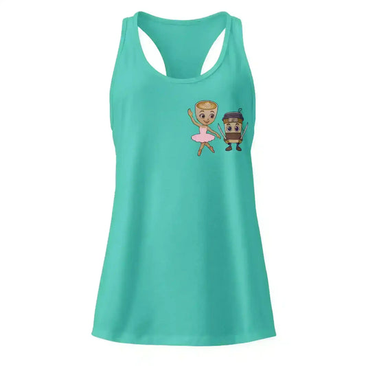 Ballerina Cappuccina Cappuccino Assassino - Racerback Tank - Cady Creations