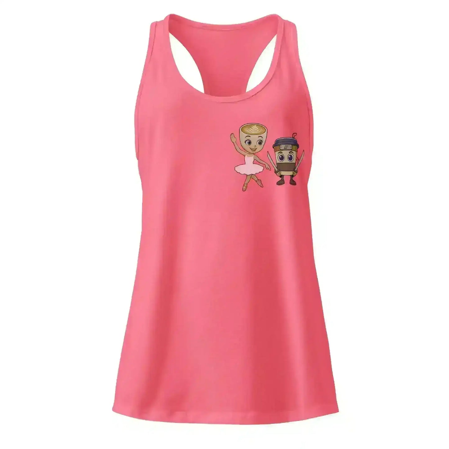 Ballerina Cappuccina Cappuccino Assassino - Racerback Tank - Cady Creations
