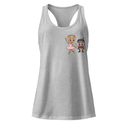 Ballerina Cappuccina Cappuccino Assassino - Racerback Tank - Cady Creations